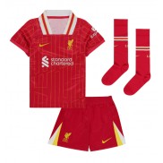 Billiga Liverpool Dominik Szoboszlai #8 Hemmatröja Barn 2024-25 Kortärmad (+ Korta byxor)